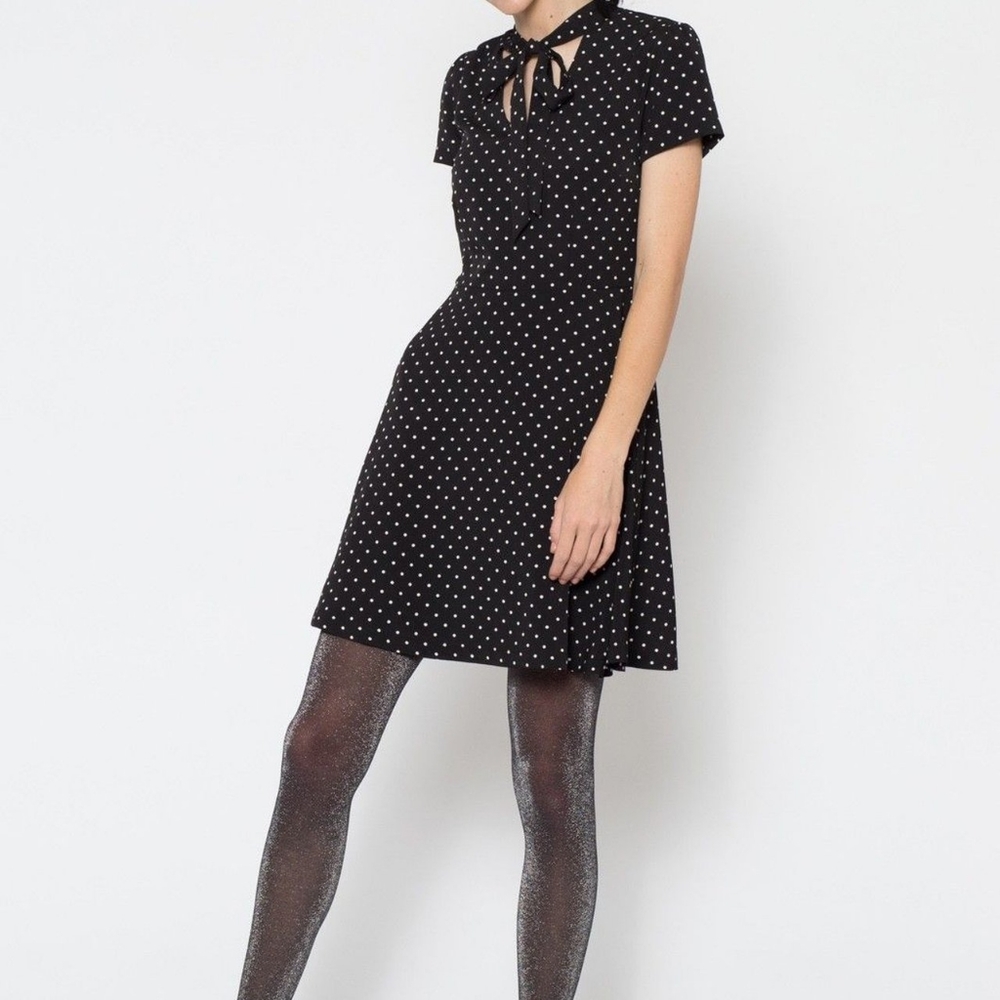 Black Friday dots dress♡